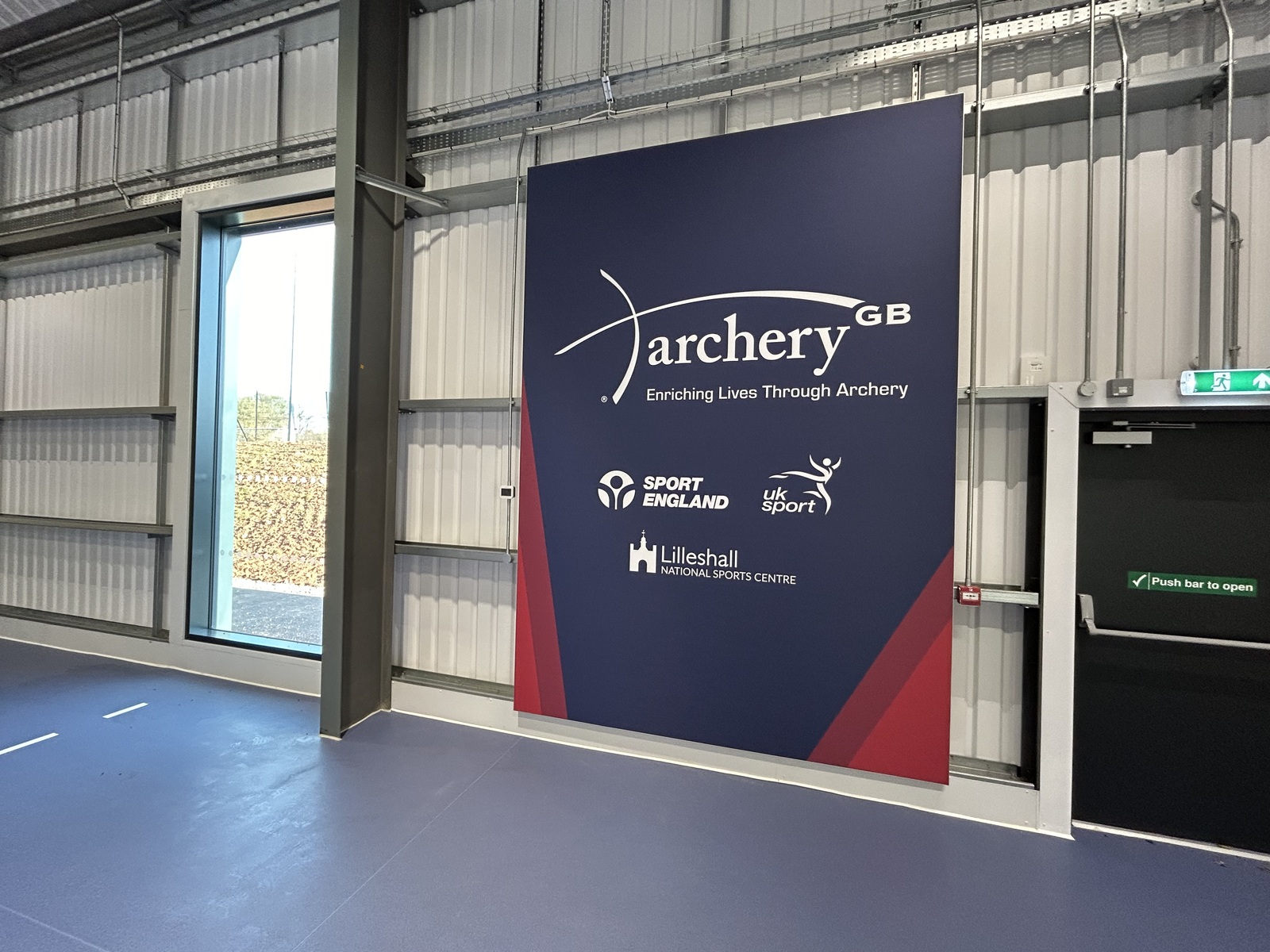 Branding in the new Performance Archery Centre